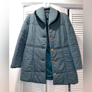 Green Puff Jacket- medium